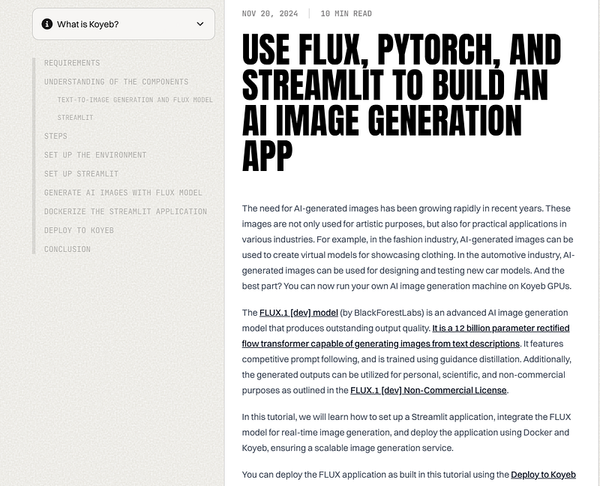 Use FLUX, PyTorch, and Streamlit to Build an AI Image Generation App